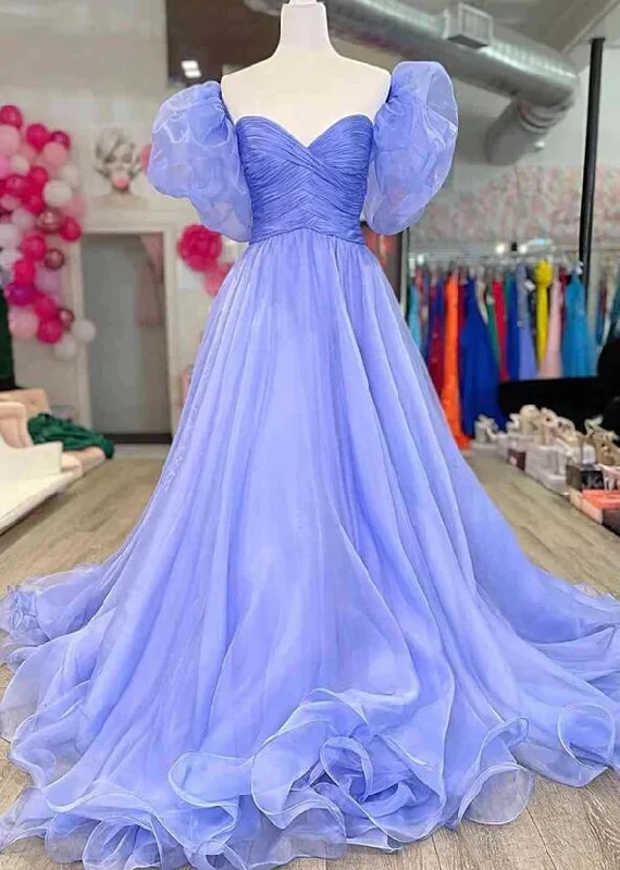 Strapless Long Prom Dress with Removable Sleeves