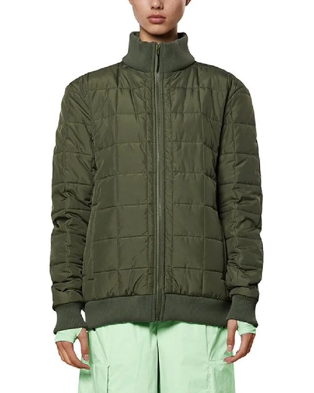 Rains Liner High Neck Jacket Belted Jacket Elasticated Jacket Padded Jacket