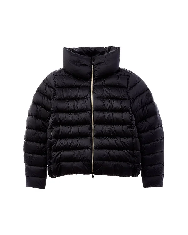 Save The Duck Elsie Iris15 Short Jacket Hooded Jacket Caped Jacket Shawl Collar Jacket