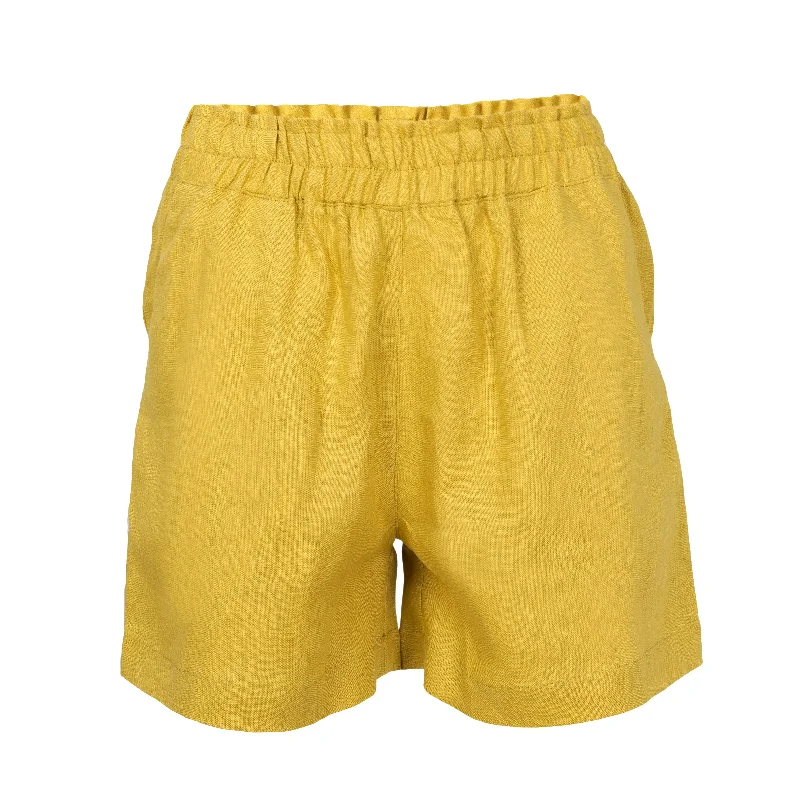 Pear Linen Shorts