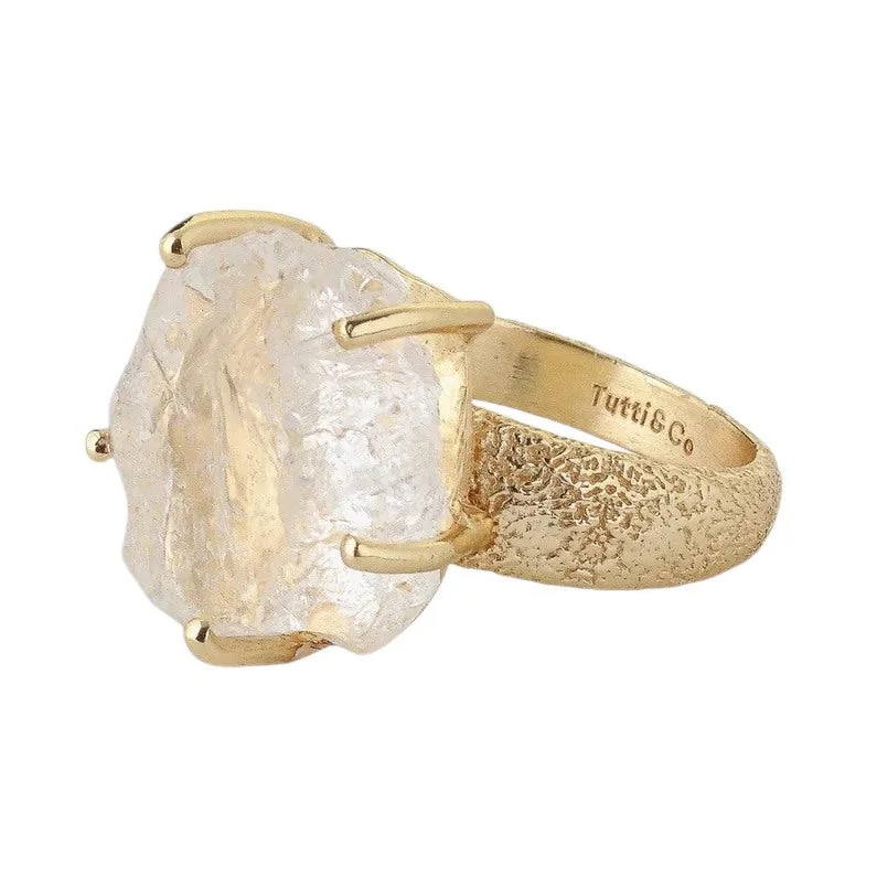 Quartz Ring Gold